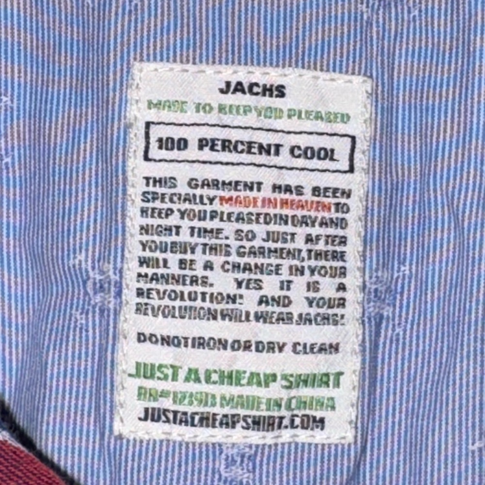 JACHS Boys Plaid Flannel Button-Down Shirt | 100% Cotton | Rule the World Patch - Picture 2 of 11